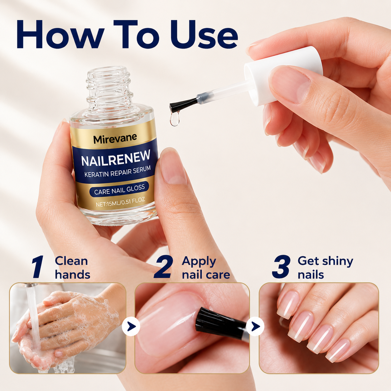 Mirevane NailRenew Keratin Repair Serum