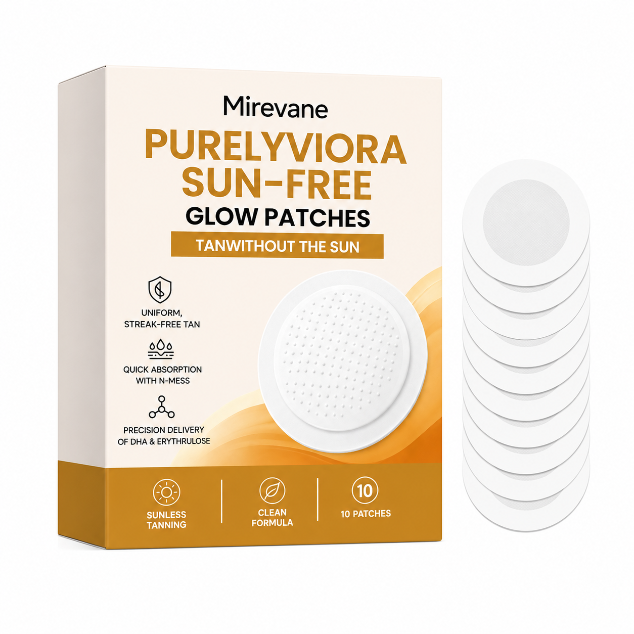 Mirevane PurelyViora Sun-Free Glow Patches