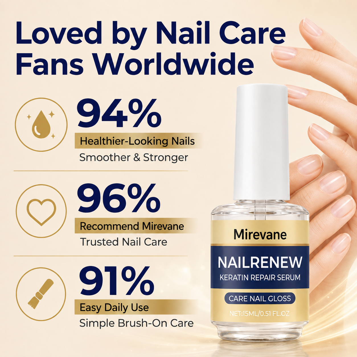Mirevane NailRenew Keratin Repair Serum
